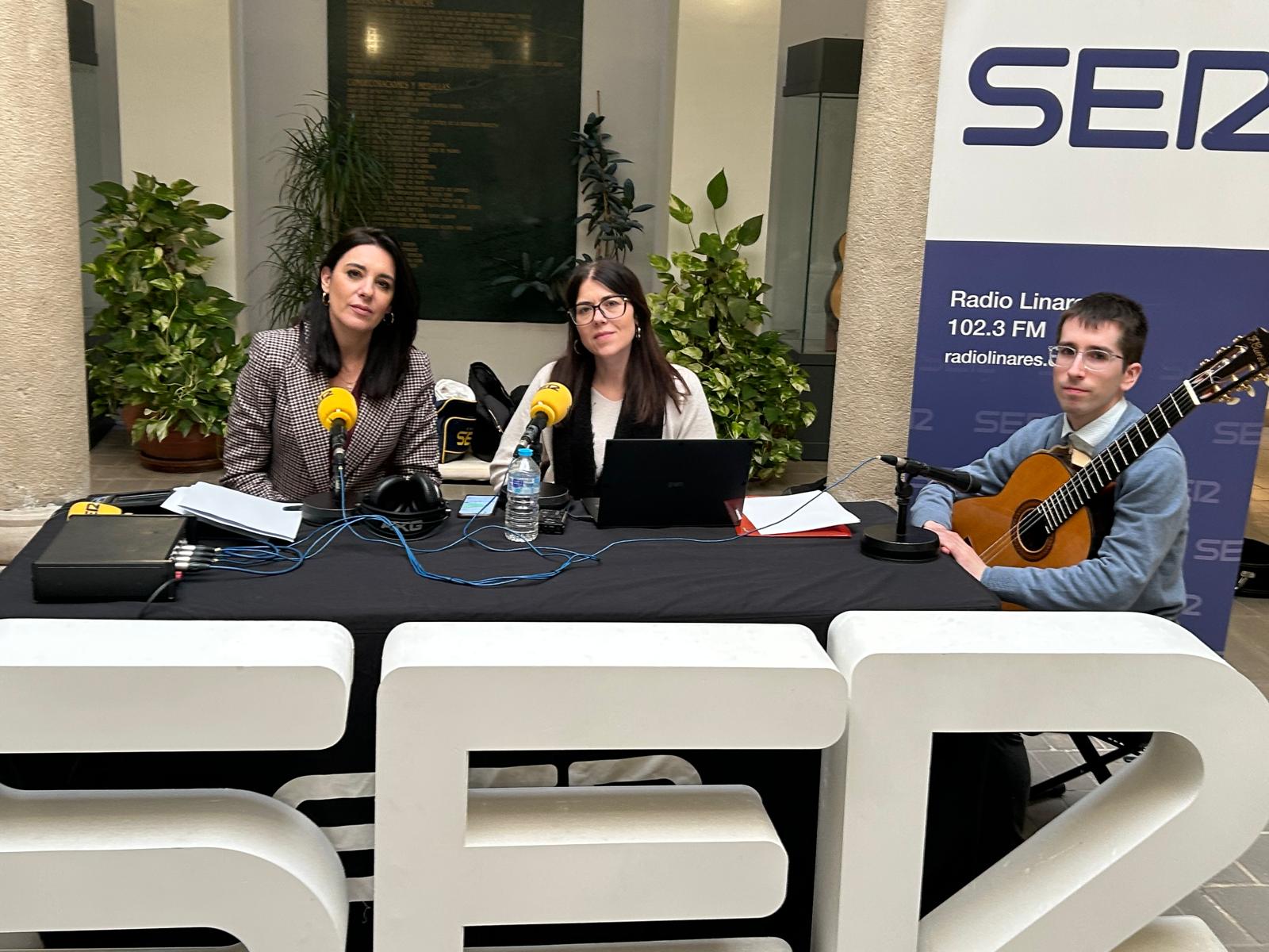 Momento del especial Hoy por Hoy Linares desde la Casa Museo Andrés Segovia