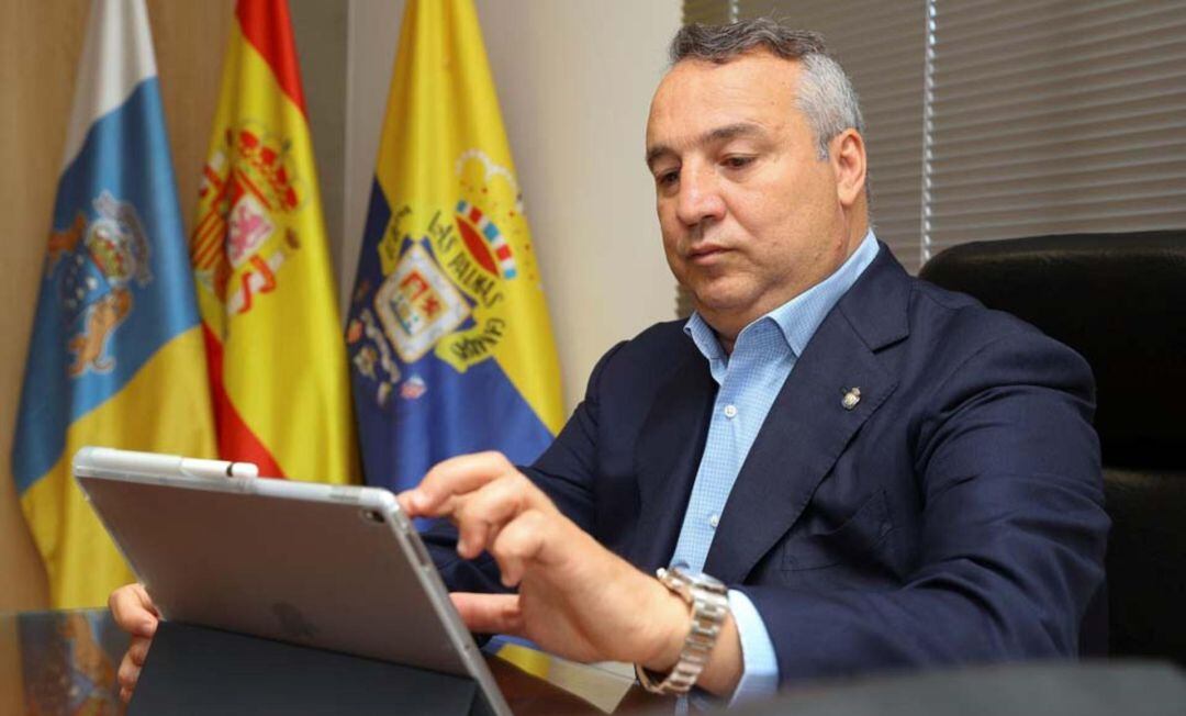 Miguel Ángel Ramírez, presidente de la UD Las Palmas y antiguo responsable de Seguridad Integral Canaria