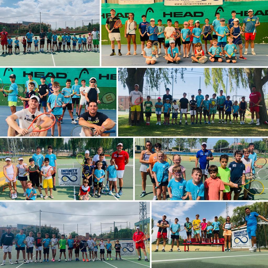 Participantes en las distintas convocatorias del stage de Infinity Tennis