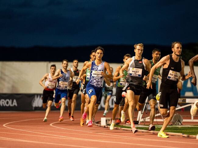 Pol Oriach durante una carrera en Huelva es uno de los altoaragoneses participantes