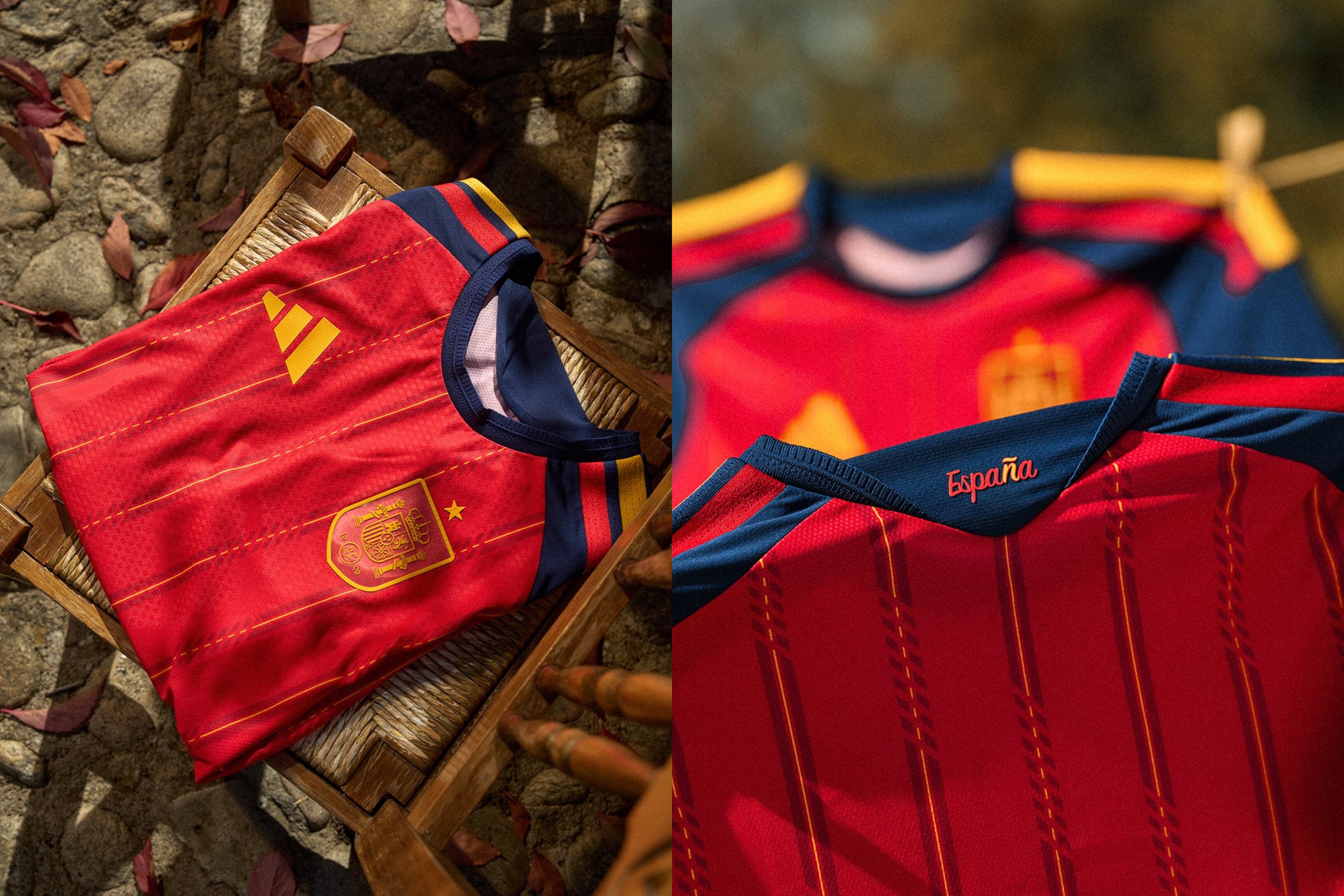 Primera equipación de la selección española para el Mundial 2026