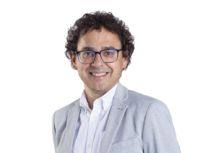 Txema Mauleón, candidato a la alcaldía de Pamplona por Contigo Navarra.