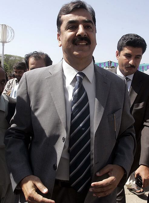 El nuevo primer ministro de Pakistán, Yousaf Raza Gilani.