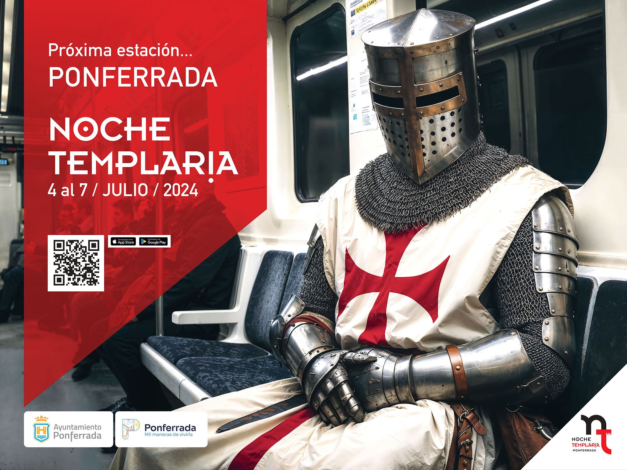 Imagen de la campaña en el Metro de MAdrid