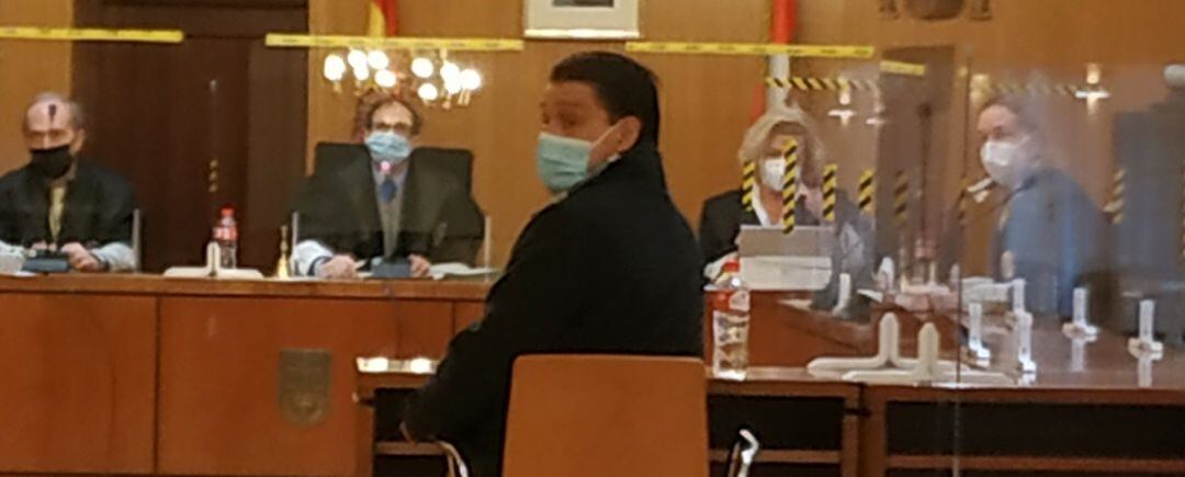 El 'Monchín' Rafael R. el día del juicio en la Audiencia de Valladolid.