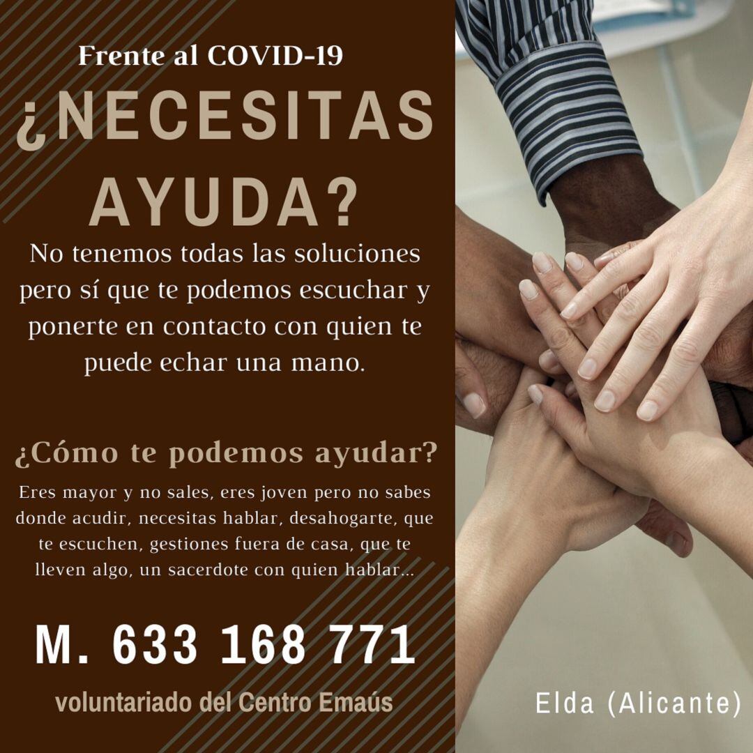 Cartel de la iniciativa solidaria