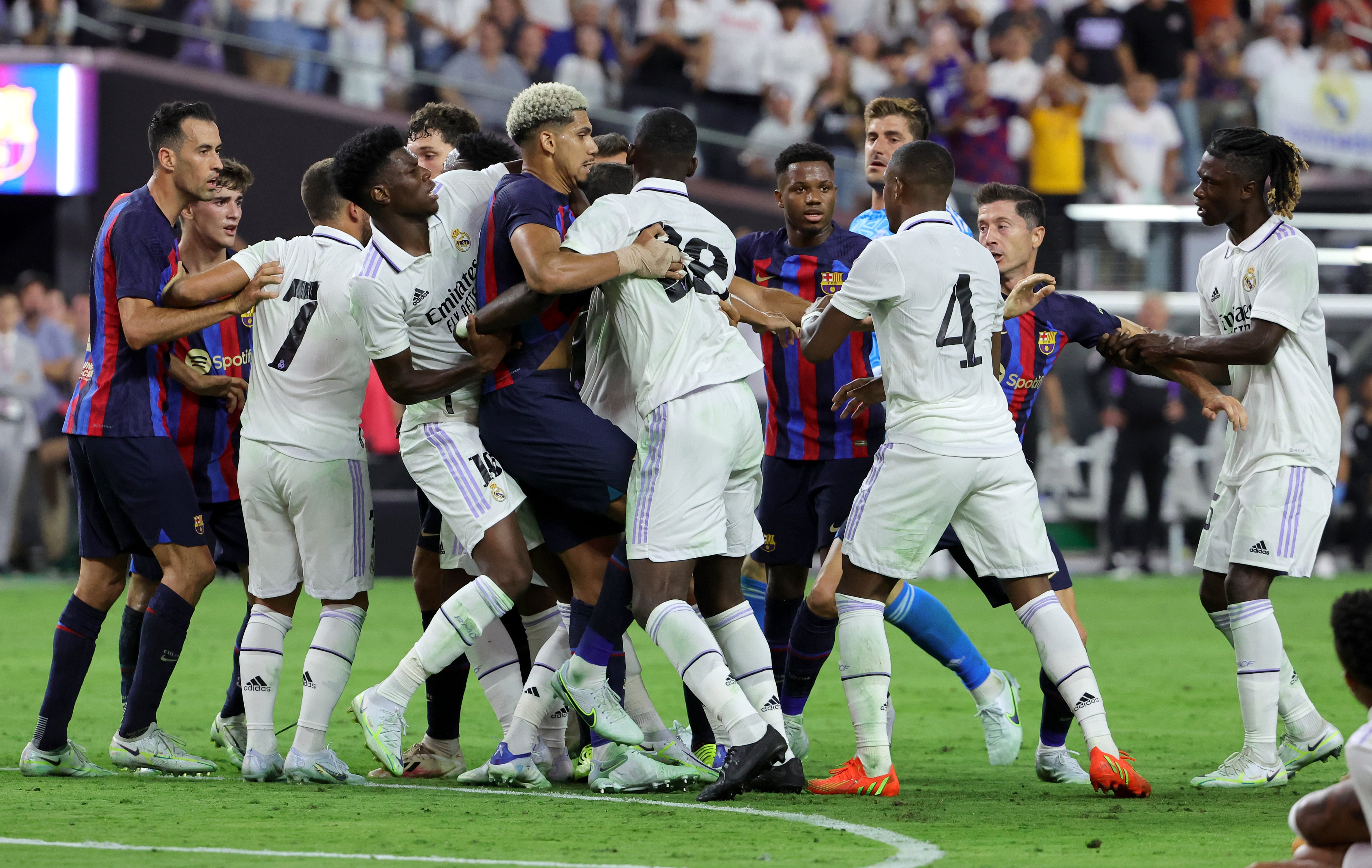 El Barça y el Real Madrid, en el amistoso de Las Vegas