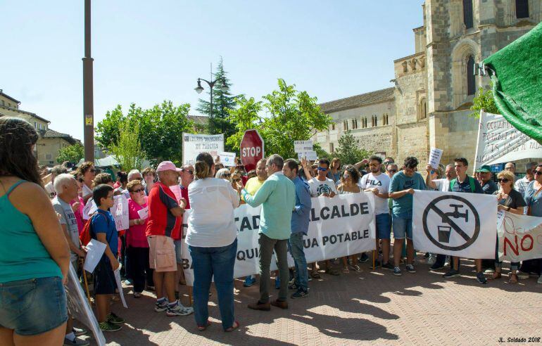 Concentración en Santa María la Real de Nieva