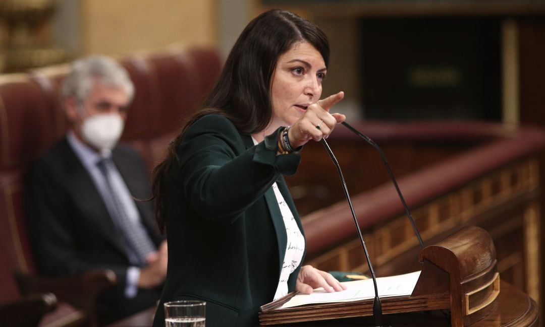 La diputada de Vox, Macarena Olona.