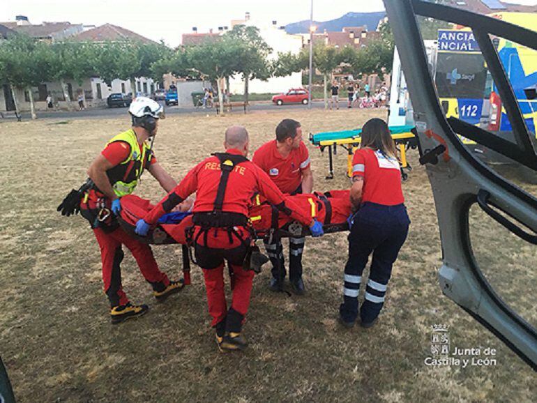 Accidente parapente en Arcones