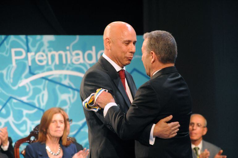 Domingo Núñez Gallo en la gala de los Premios Canarias