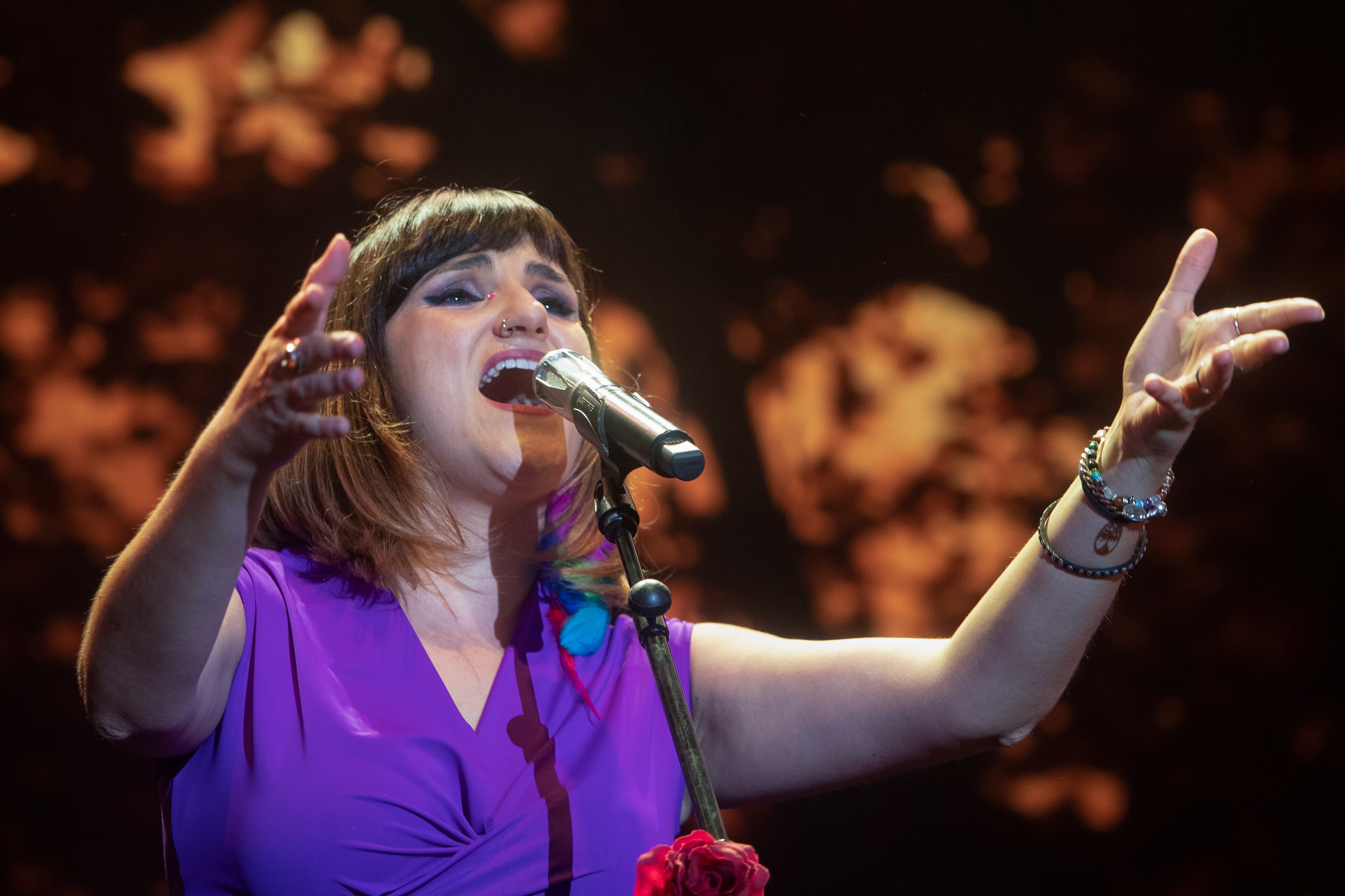 BARCELONA, 09/07/2022.- Rozalén en la jornada de cierre de la primera edición sin restricciones del festival Cruïlla. EFE/Marta Pérez