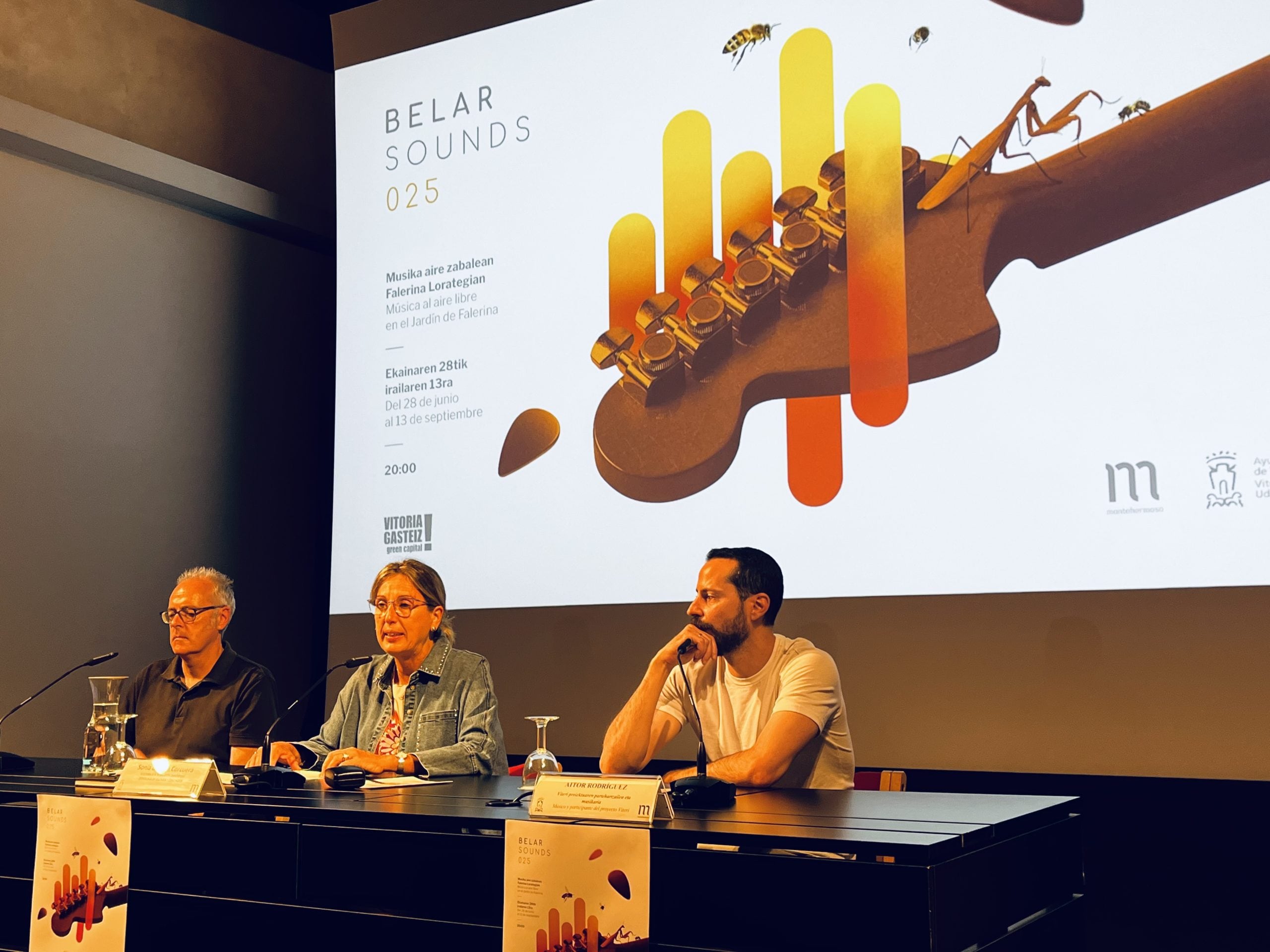 Rueda de prensa Belar Sounds 2025 en el Palacio de Montehermoso/ Ayuntamiento de Vitoria-Gasteiz