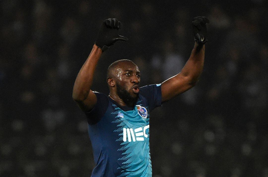 Moussa Marega, durante el Guimaraes - Porto, abandonando el terreno de juego por los cánticos racistas recibidos