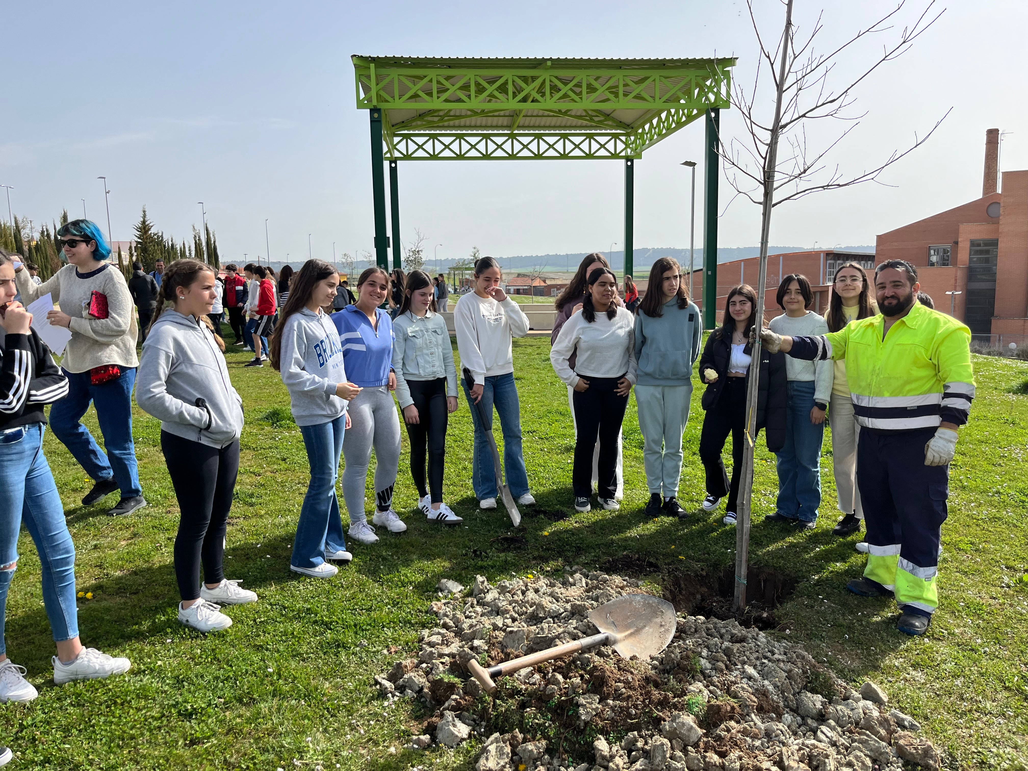 Ayuntamiento de Palencia y el IES Virgen de la Calle colaboran para celebrar el Día del Árbol