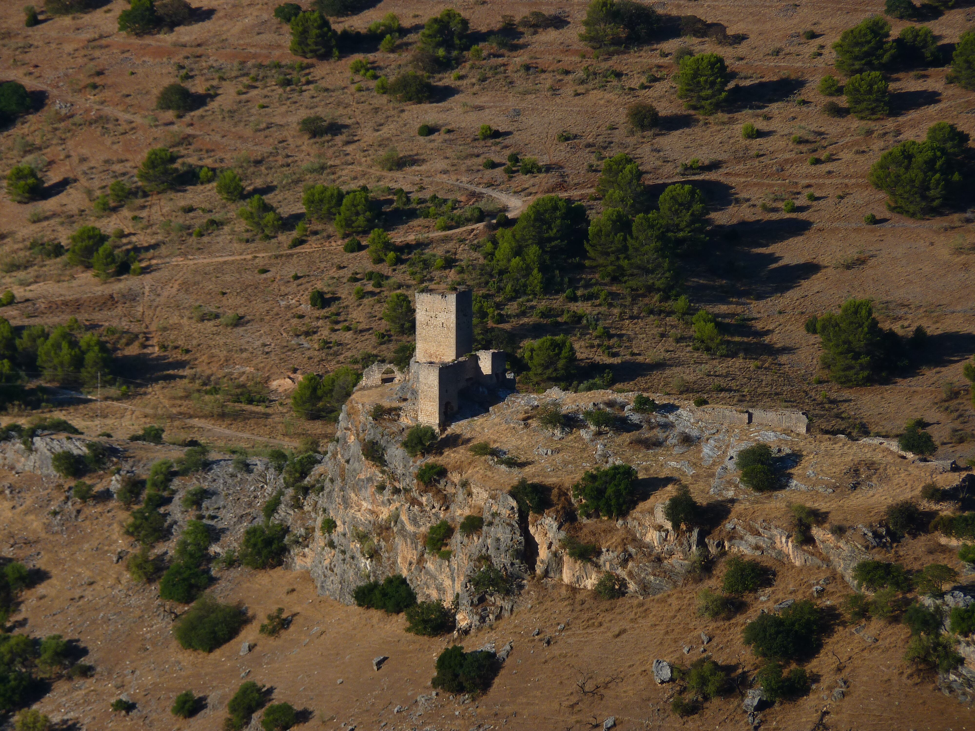 Castillo de Otíñar, en la provincia de Jaén