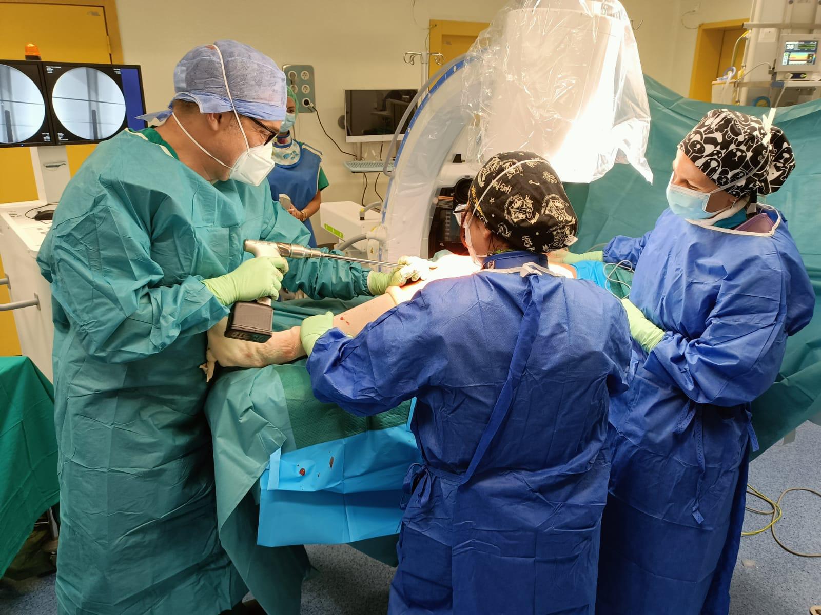 Un momento de la intervención.