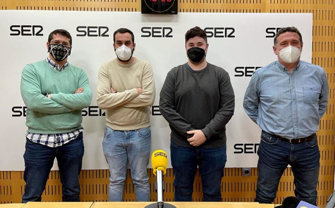 Jose Antonio Sánchez, Sergio Conesa, Miguel Sánchez y Xavi Julià