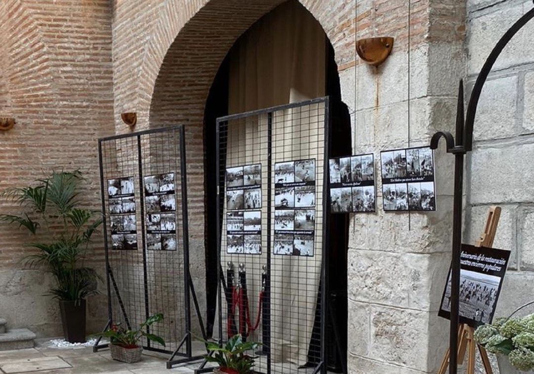 Imágenes de San Antolín que dan forma a la exposición en el Ayuntamiento de Medina del Campo