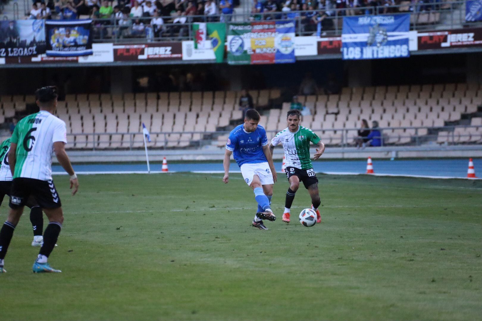 Imagen partido del Xerez DFc ante el Antequera