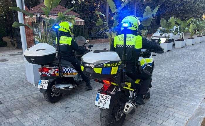 Dos agentes de Policía Local en Algeciras