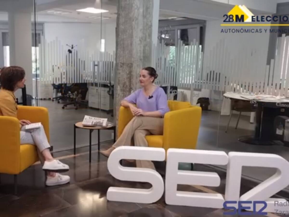 Maru Díaz: "Me gustaría que los aragoneses me vieran liderando"