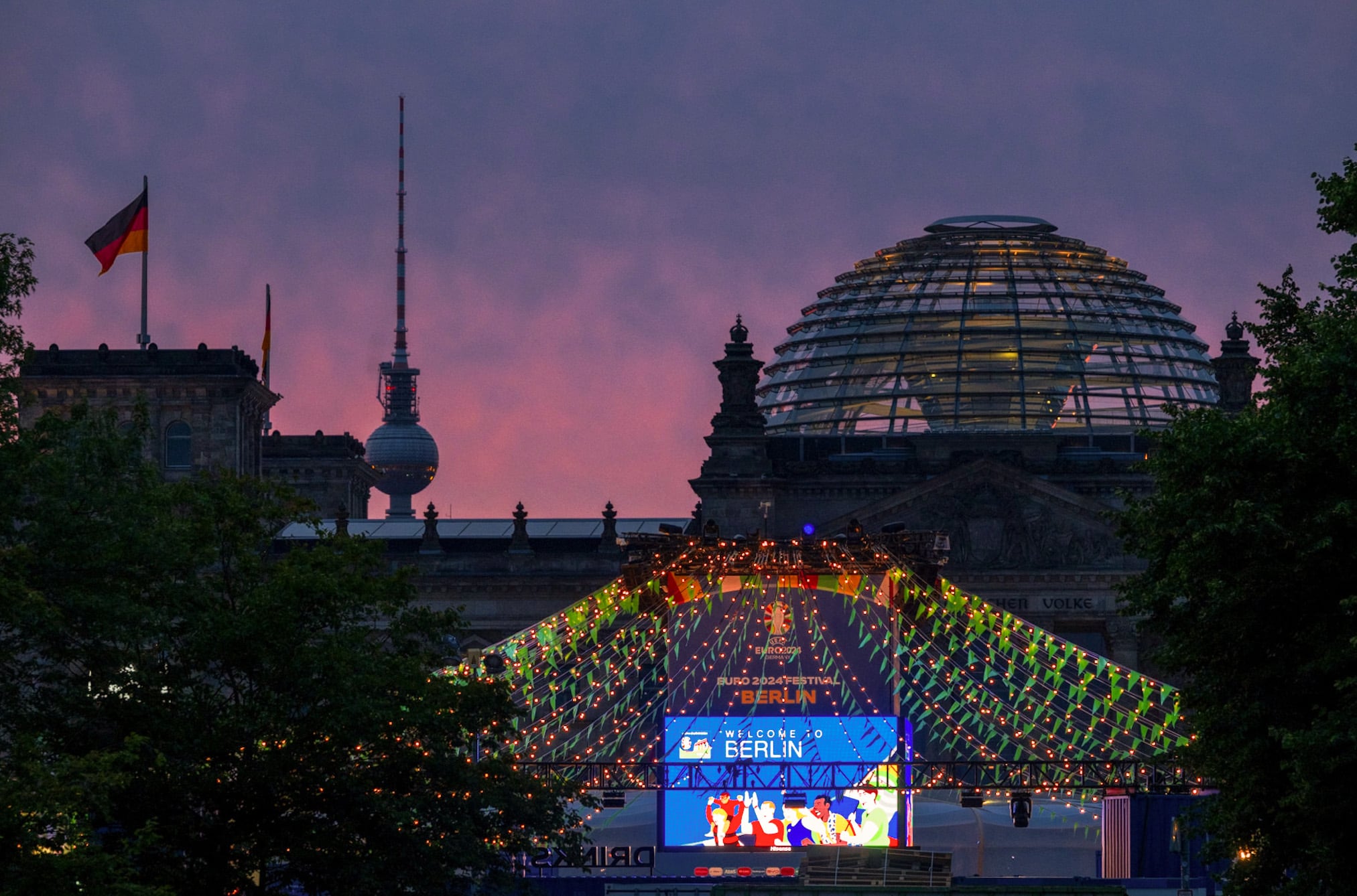 &#039;Fan zone&#039; de la Eurocopa 2024 en Berlín