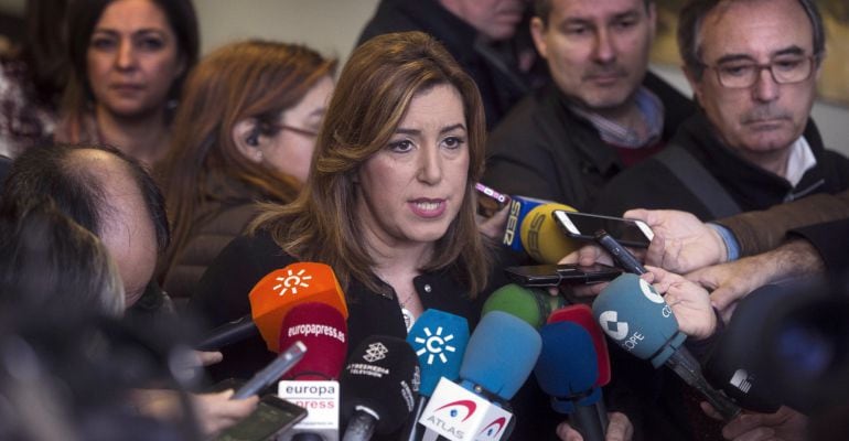 La presidenta de la Junta de Andalucía, Susana Díaz.