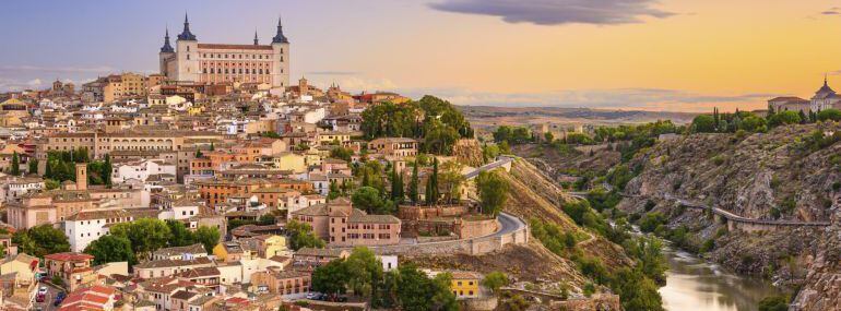 Vista panorámica del casco histórico de Toledo