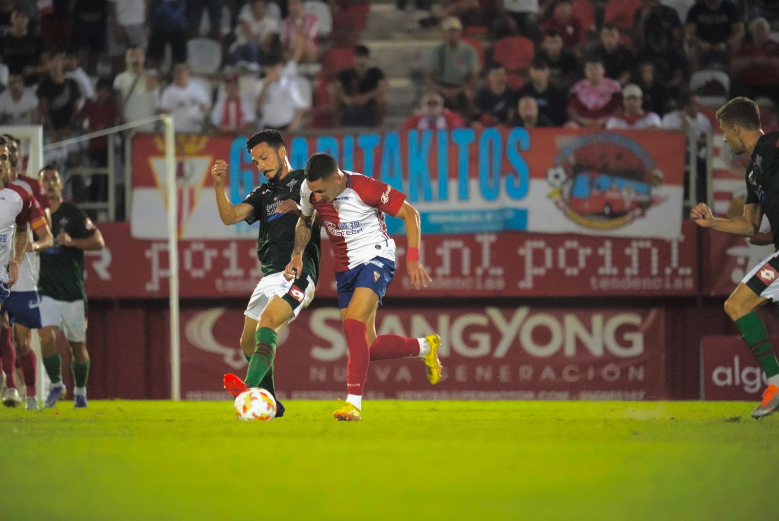 Jesús Bernal, en una imagen del Algeciras-Racing en el Nuevo Mirador