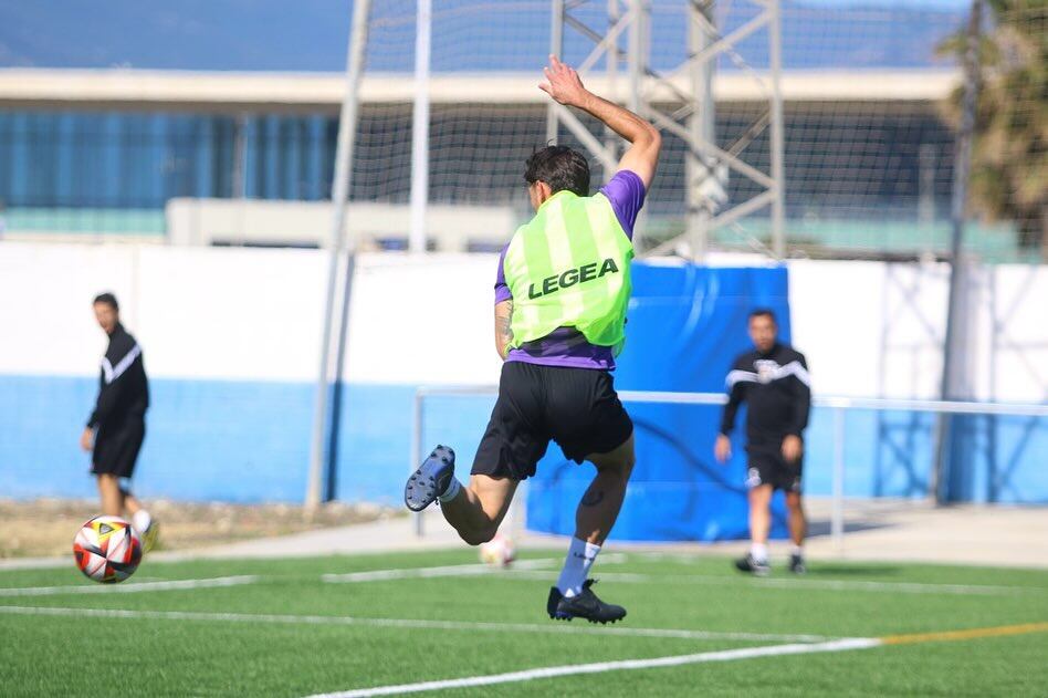 Un entreno de la Balona