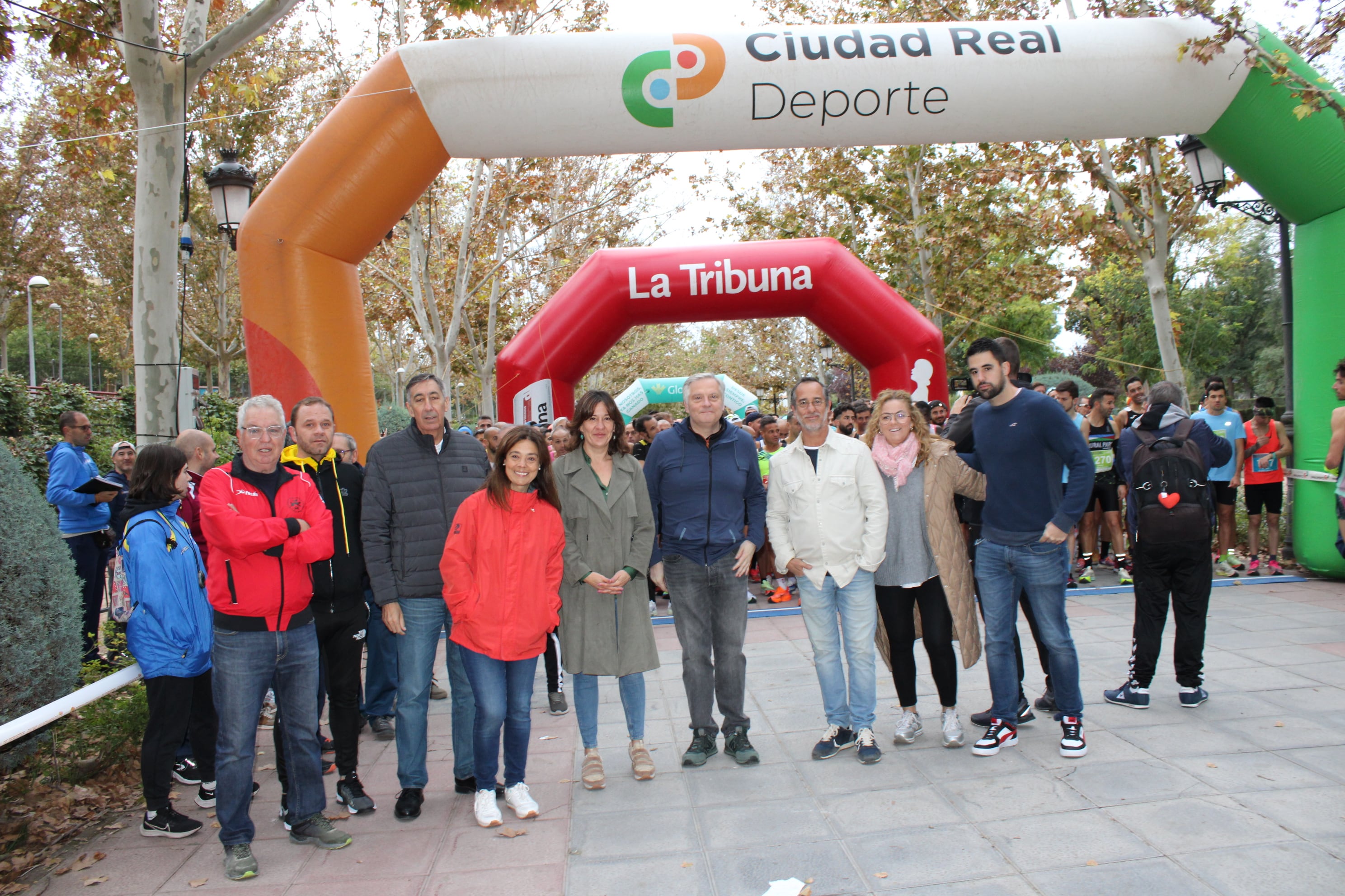 Autoridades presentes en la Quijote Maratón de Ciudad Real