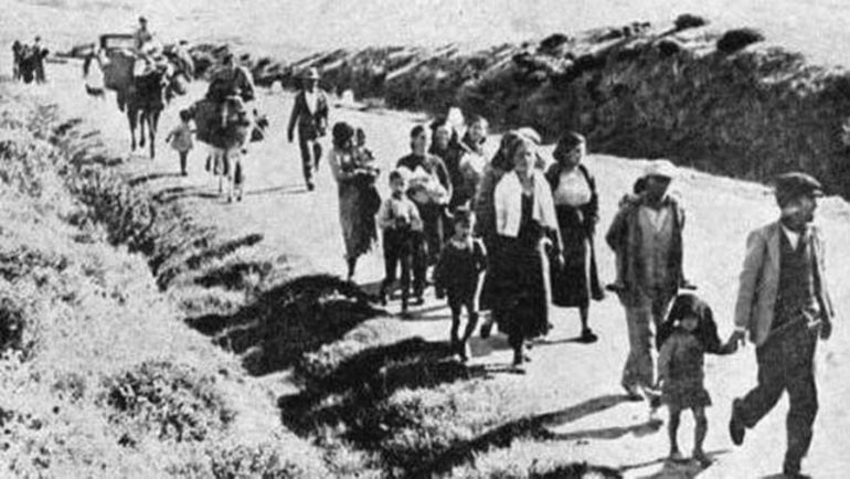 Una de las fotos tomadas por el ayudante de Bethune de lo que él llamó &quot;el crimen de la carretera Málaga-Almería&quot;.