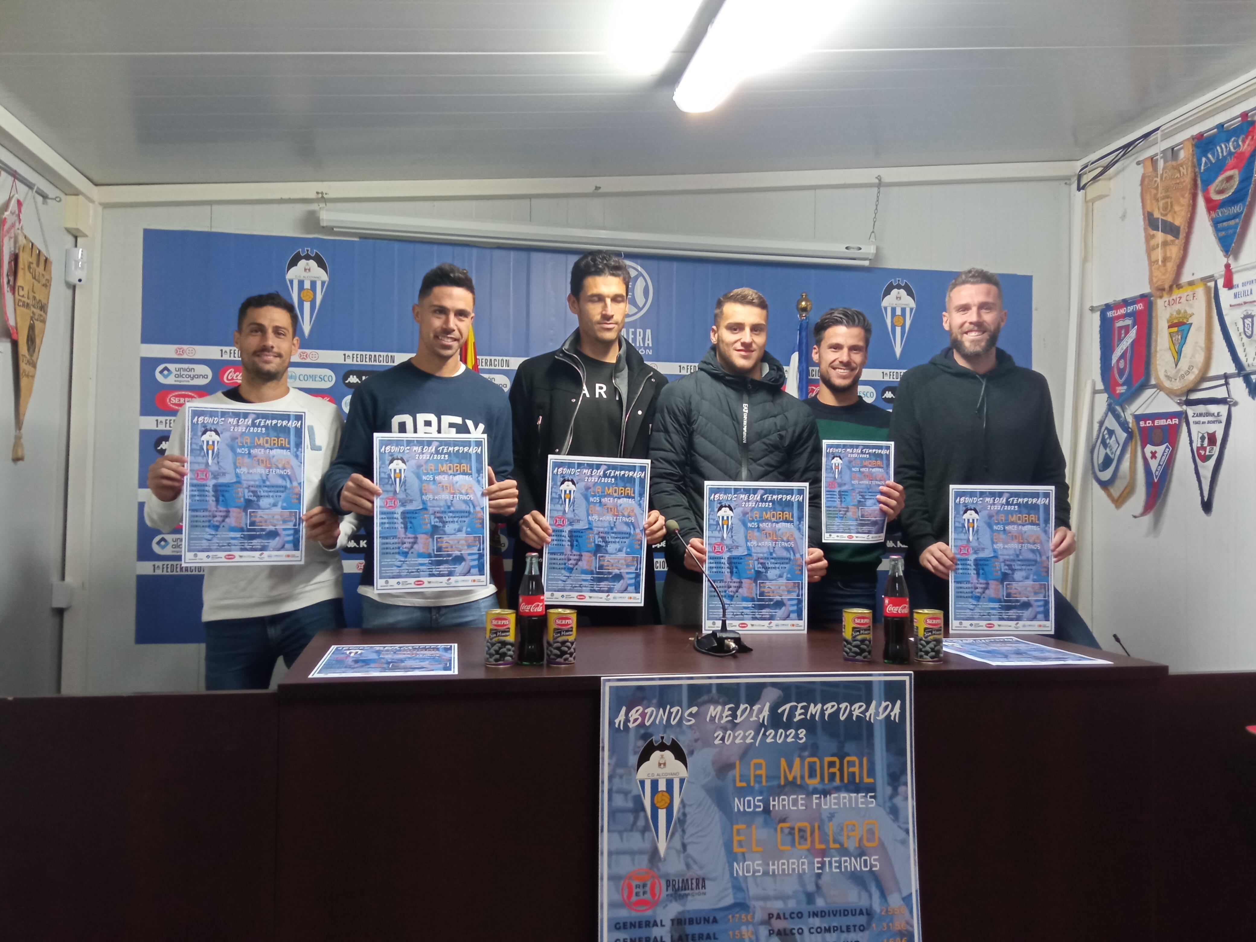 Los capitanes del Alcoyano presentan la campaña