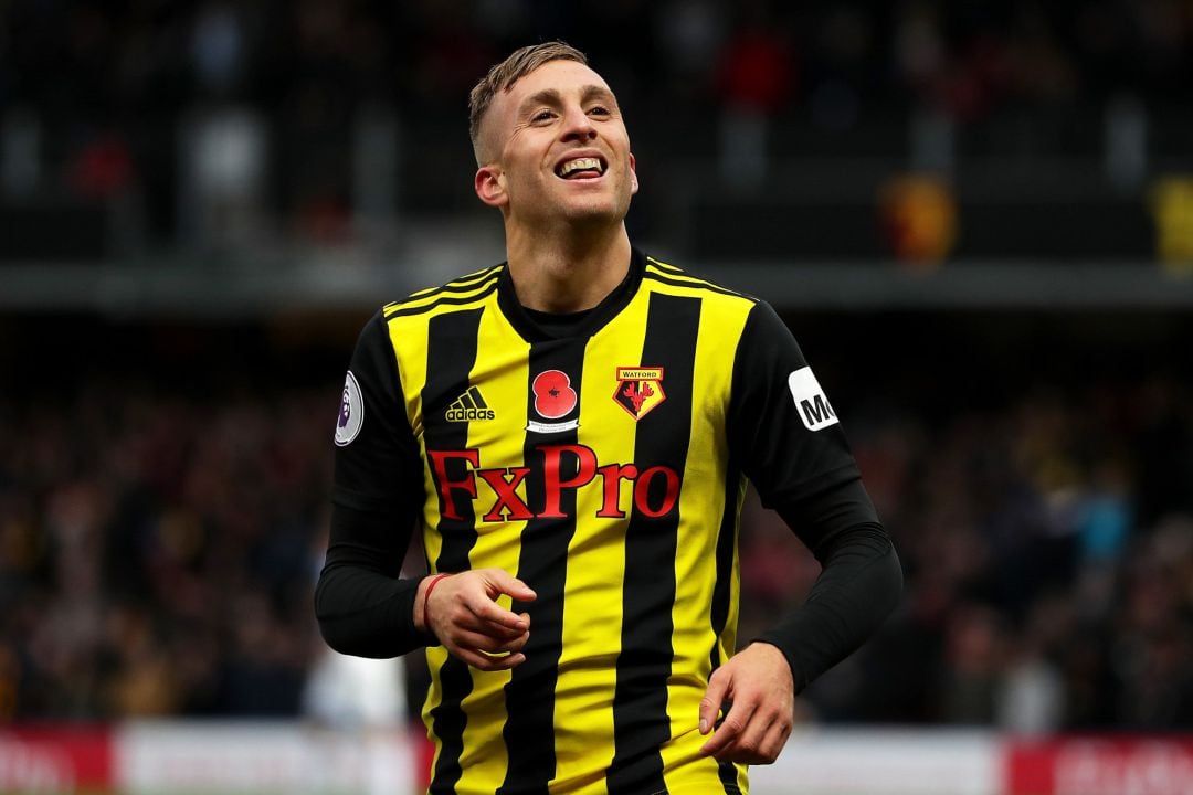 Gerard Deulofeu durante el partido contra el Huddersfield Town.