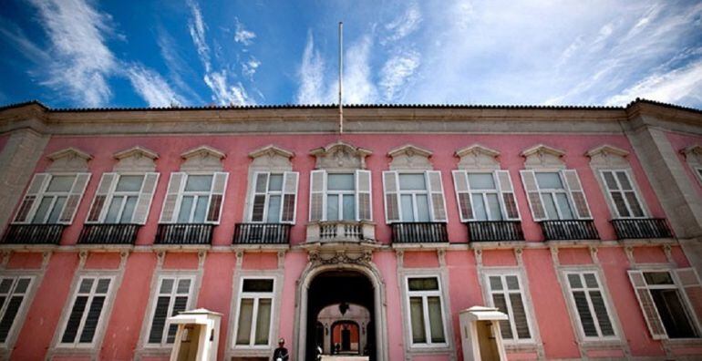 Façana del Ministerio dos negócios estrangeiros de Portugal, a Lisboa.