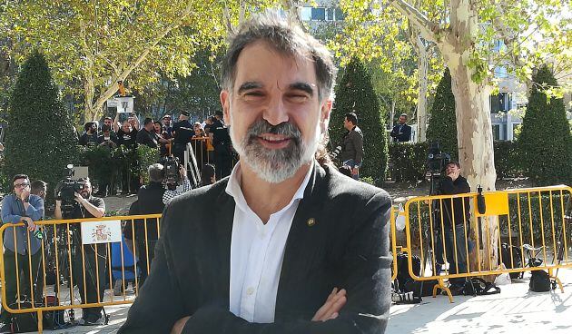 Jordi Cuixart el seis de octubre en la Audiencia Nacional