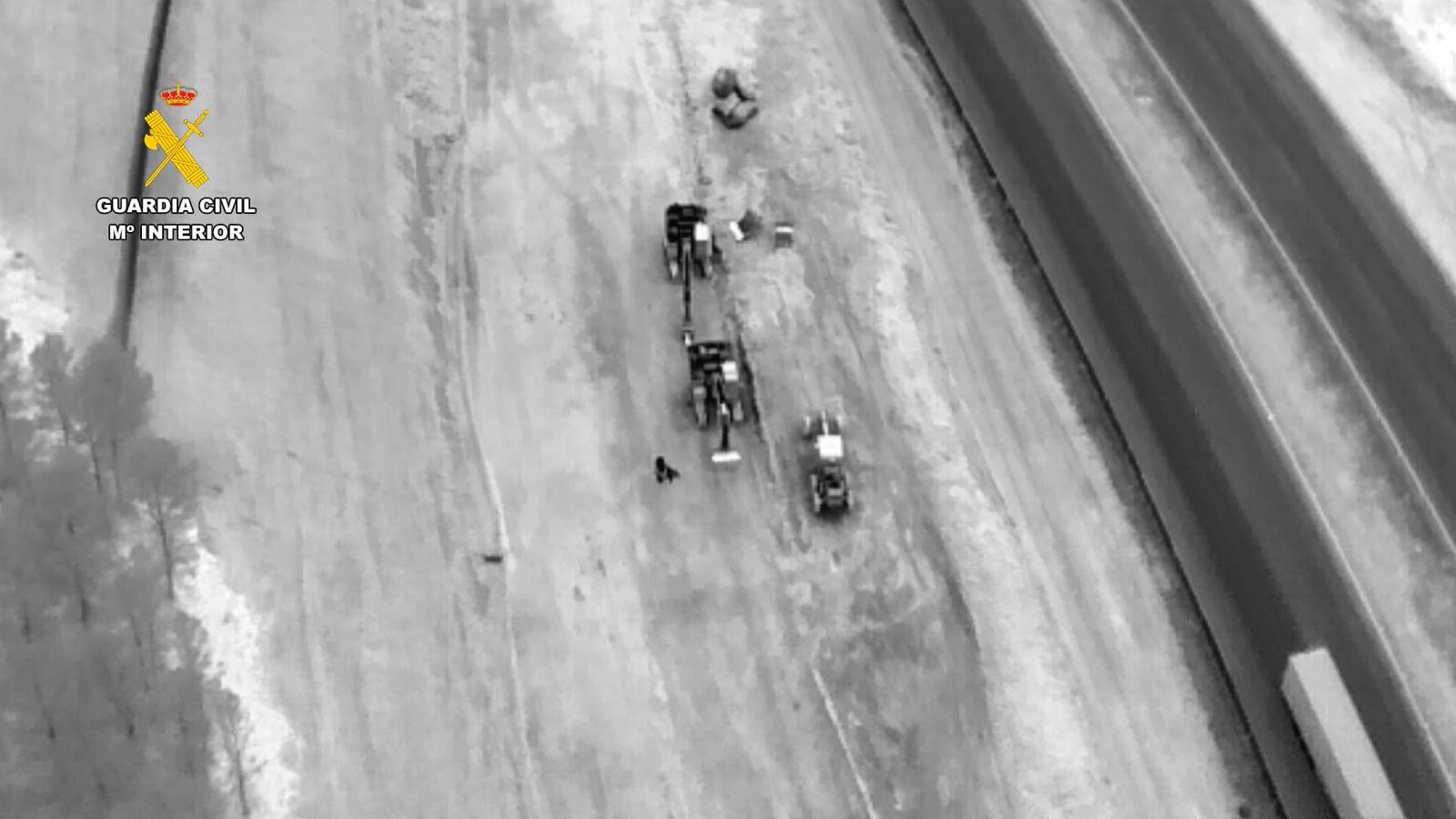 Dos varones detenidos por sustraer gasoil de maquinaria de una obra en la N-232 en La Rioja