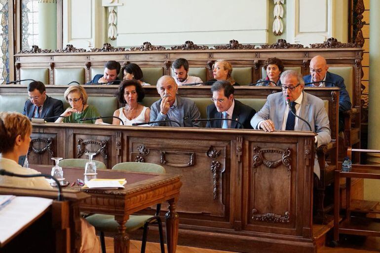 Intervención de Martínez Bermejo durante el pleno del Ayuntamiento de Valladolid