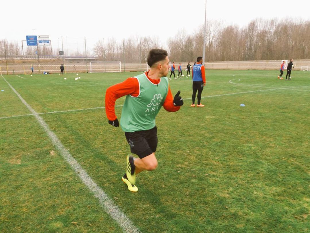 Moreno, durante una de sus primeras sesiones con la Cultural