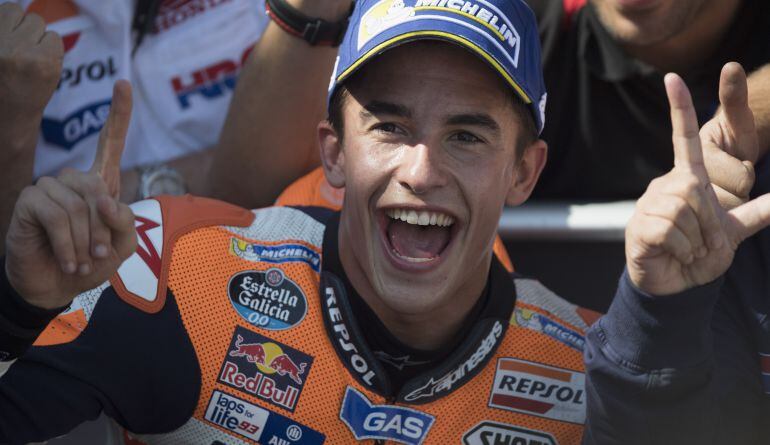 El piloto español de Honda Marc Márquez.