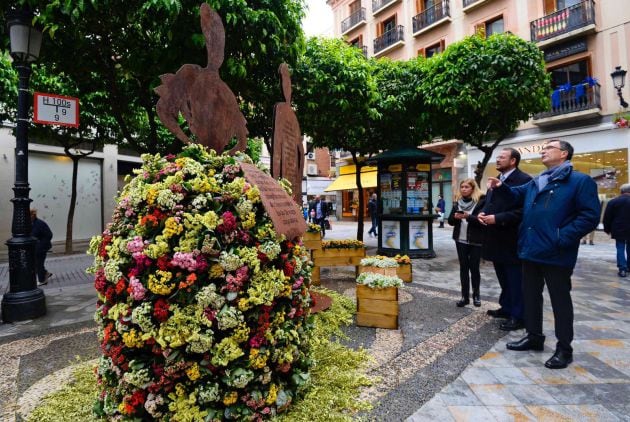 Detalle de uno de los Jardines en Primavera de Murcia