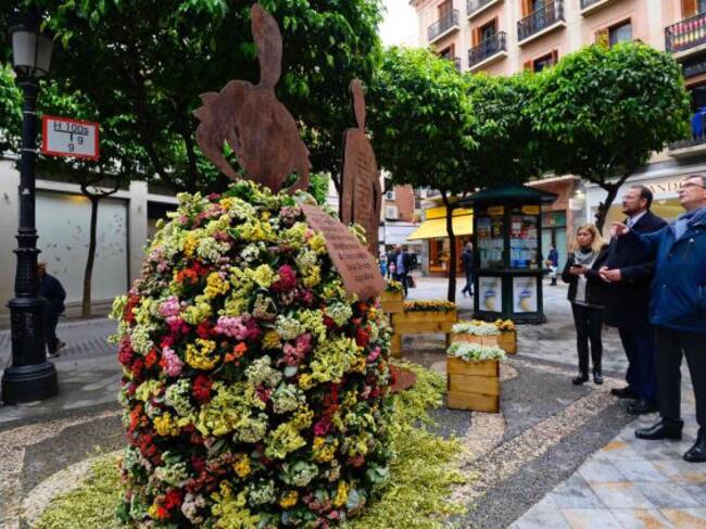 Detalle de uno de los Jardines en Primavera de Murcia
