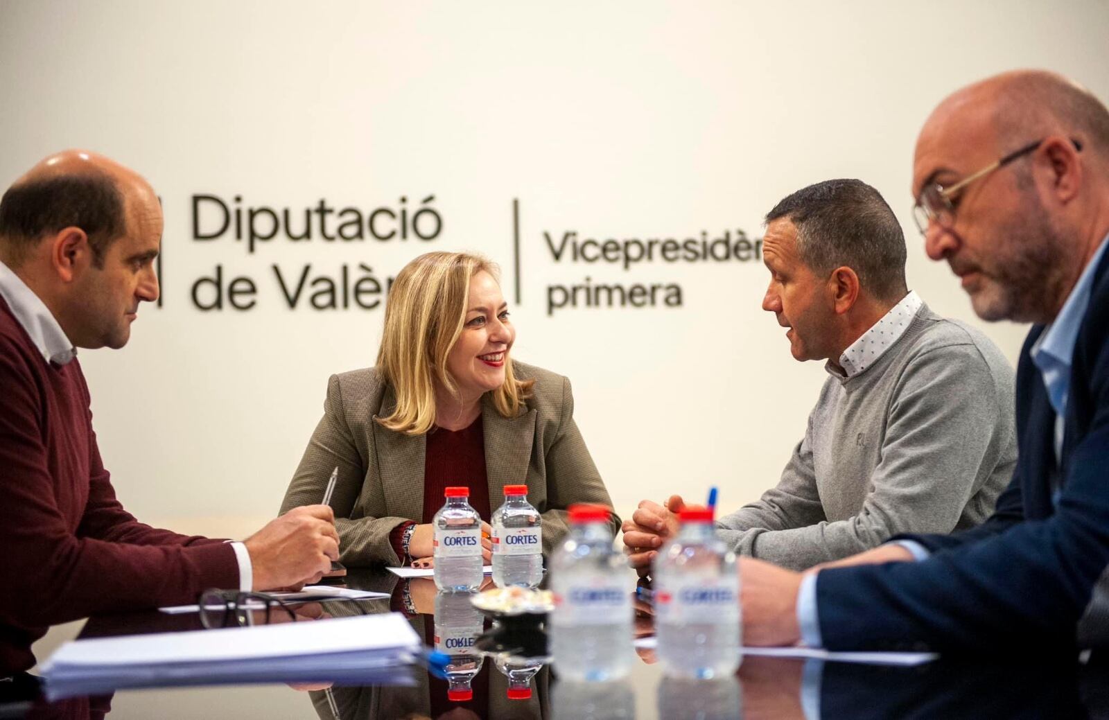 Reunión de Natàlia Enguix. Fuente: Diputació de València
