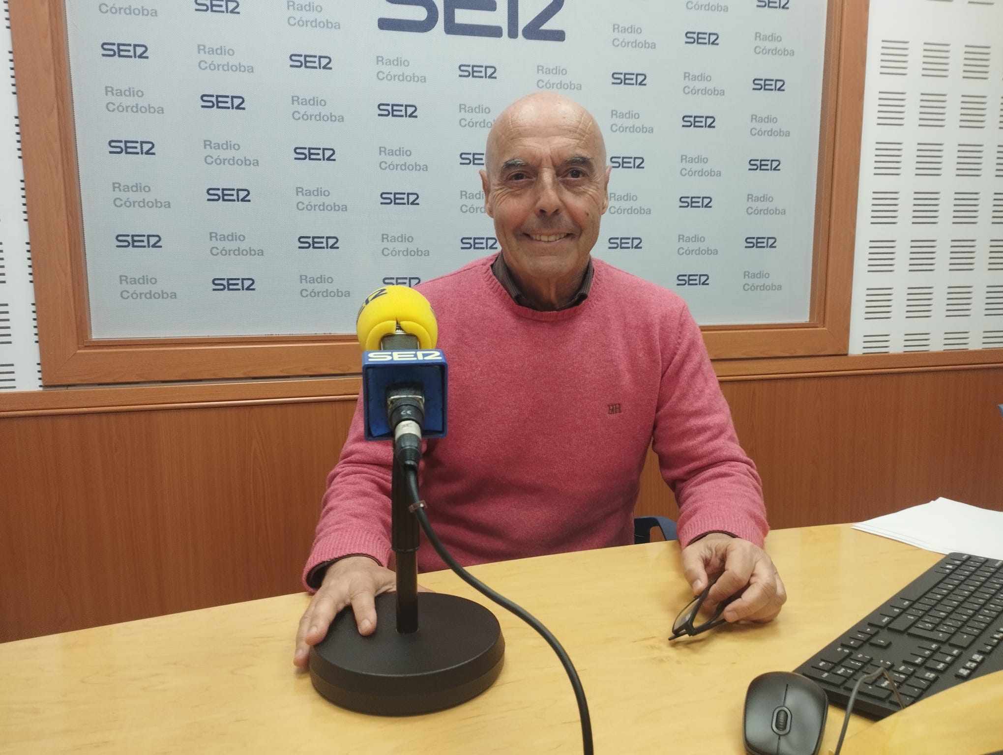 Antonio Hurtado, en el estudio de Radio Córdoba.