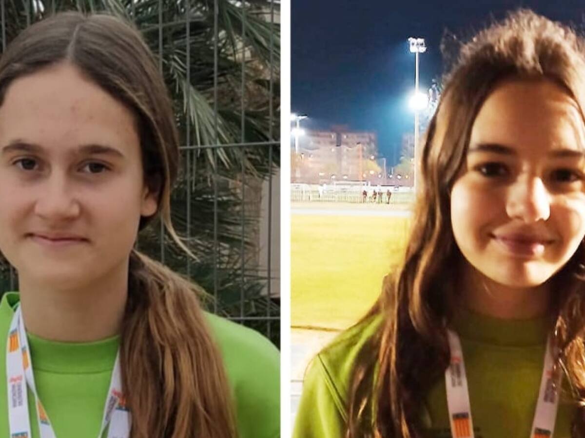 Marta Carrión y Noelia González (C. A. Elda), medallistas en el Provincial de Elda y Sant Joan d´Alacant