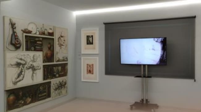 Uno de los rincones de la sala.