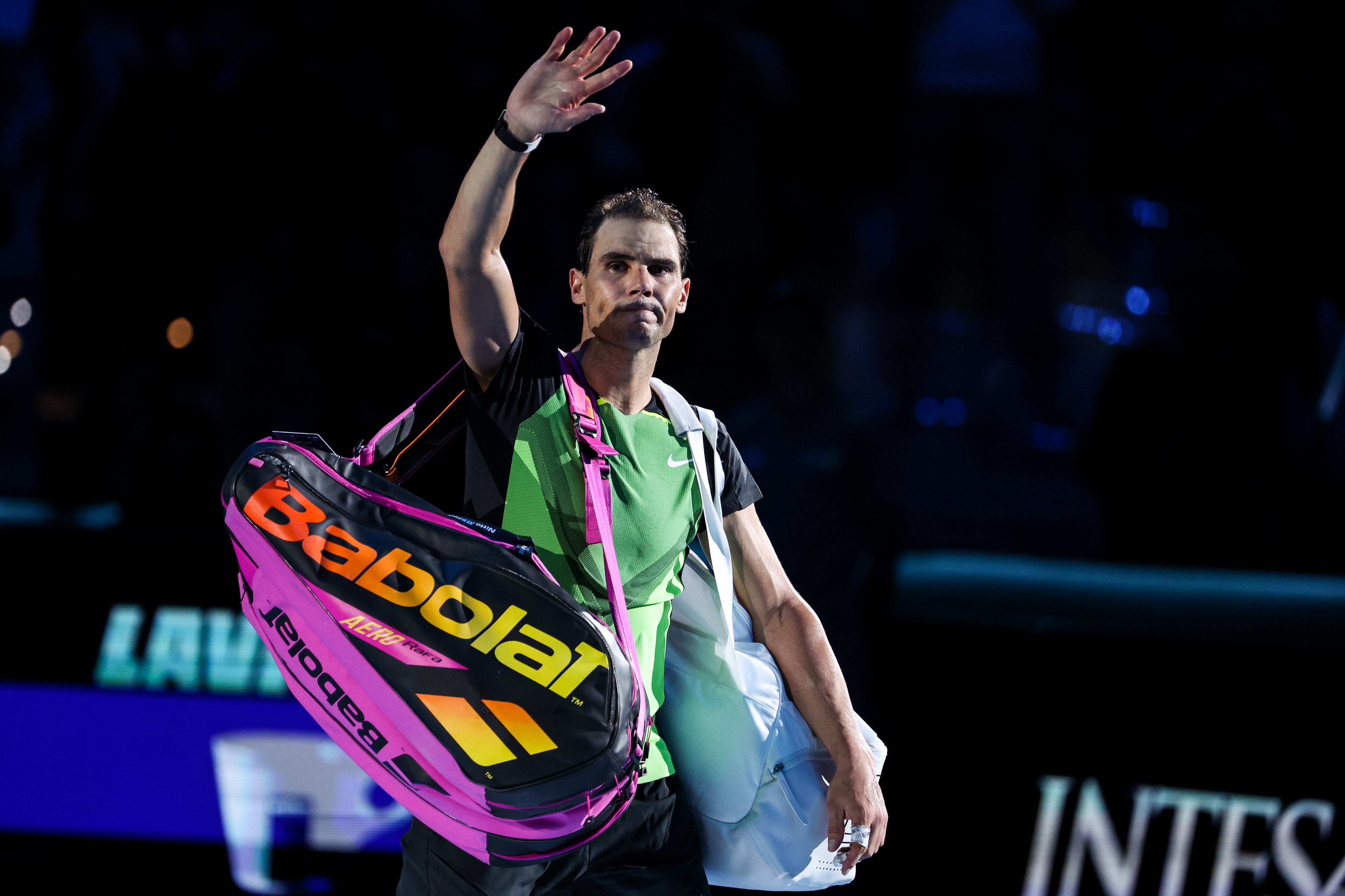 Rafael Nadal, durante las ATP Finals en Turín.