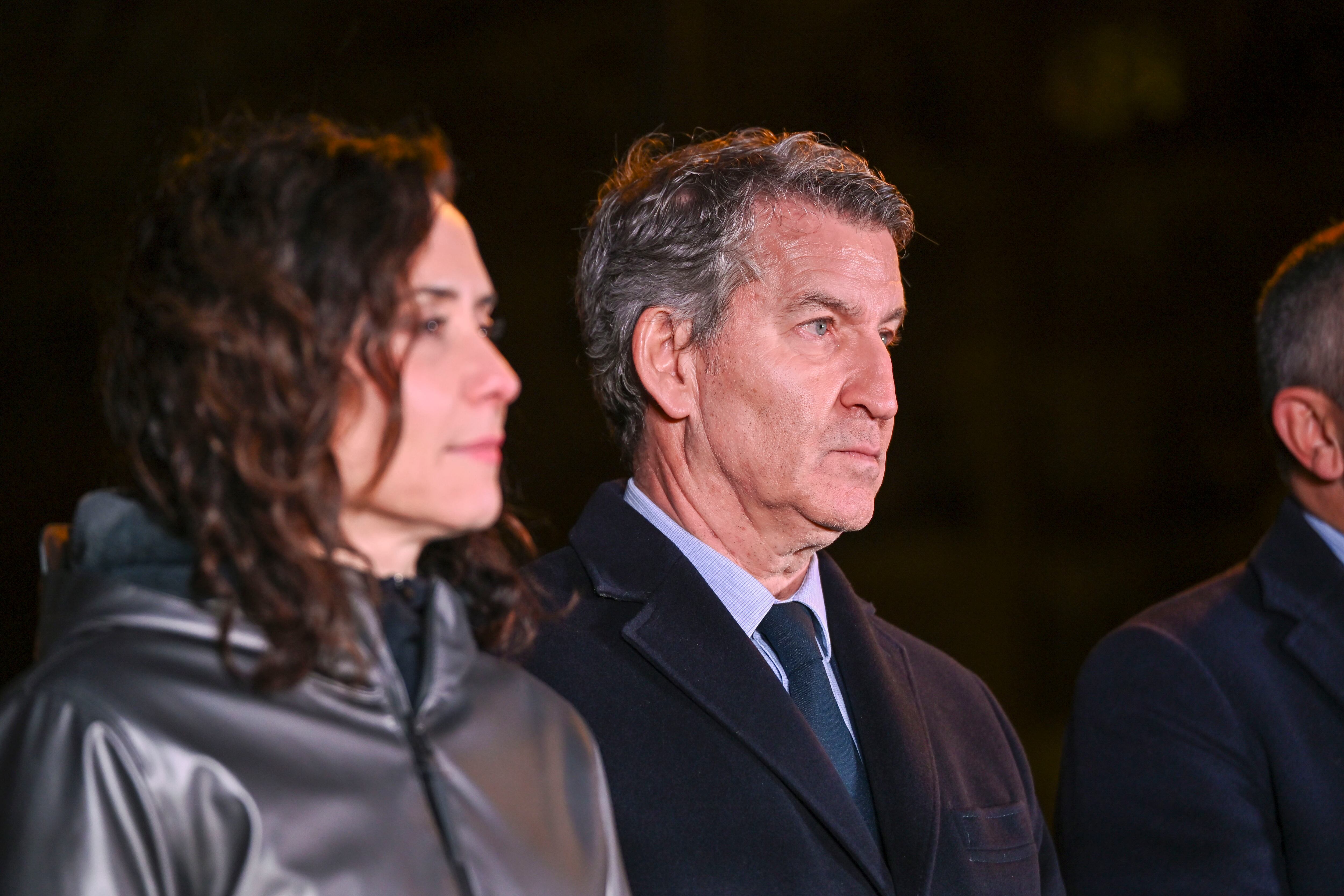 La presidenta de la comunidad de Madrid, Isabel Díaz Ayuso, y el presidente del PP, Alberto Núñez Feijóo.