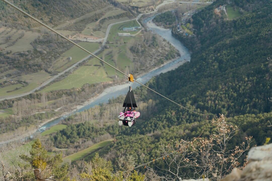 Tirolina Ordesa-Pirineos en Fiscal